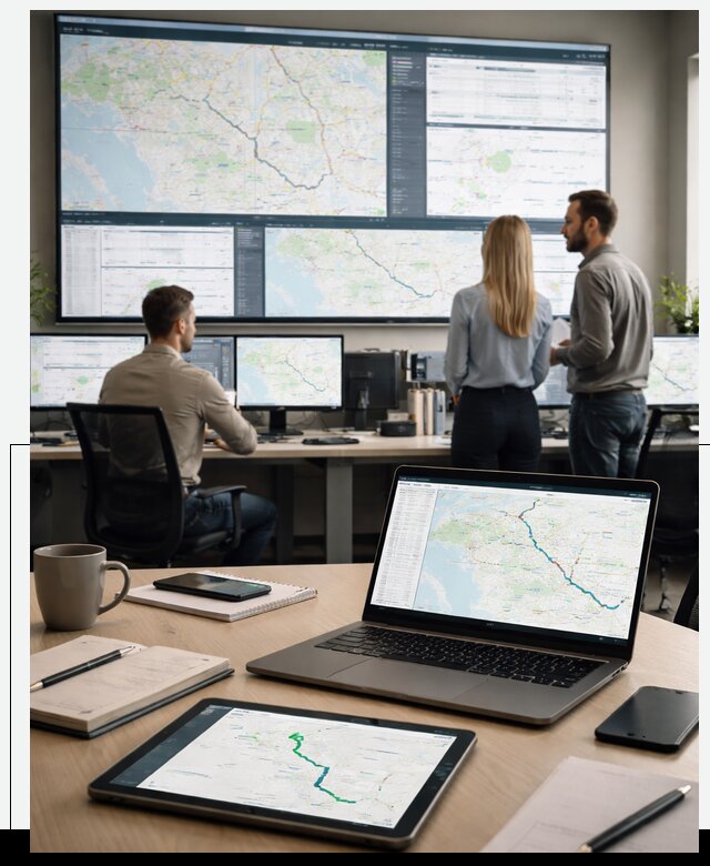 Трекинг грузов и Fleet Management, мониторинг автопарка в Нефтеюганске