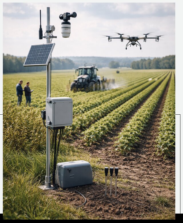 Разработка IoT мониторинга полей в Нефтеюганске от 8643 р. | АвикейНфт